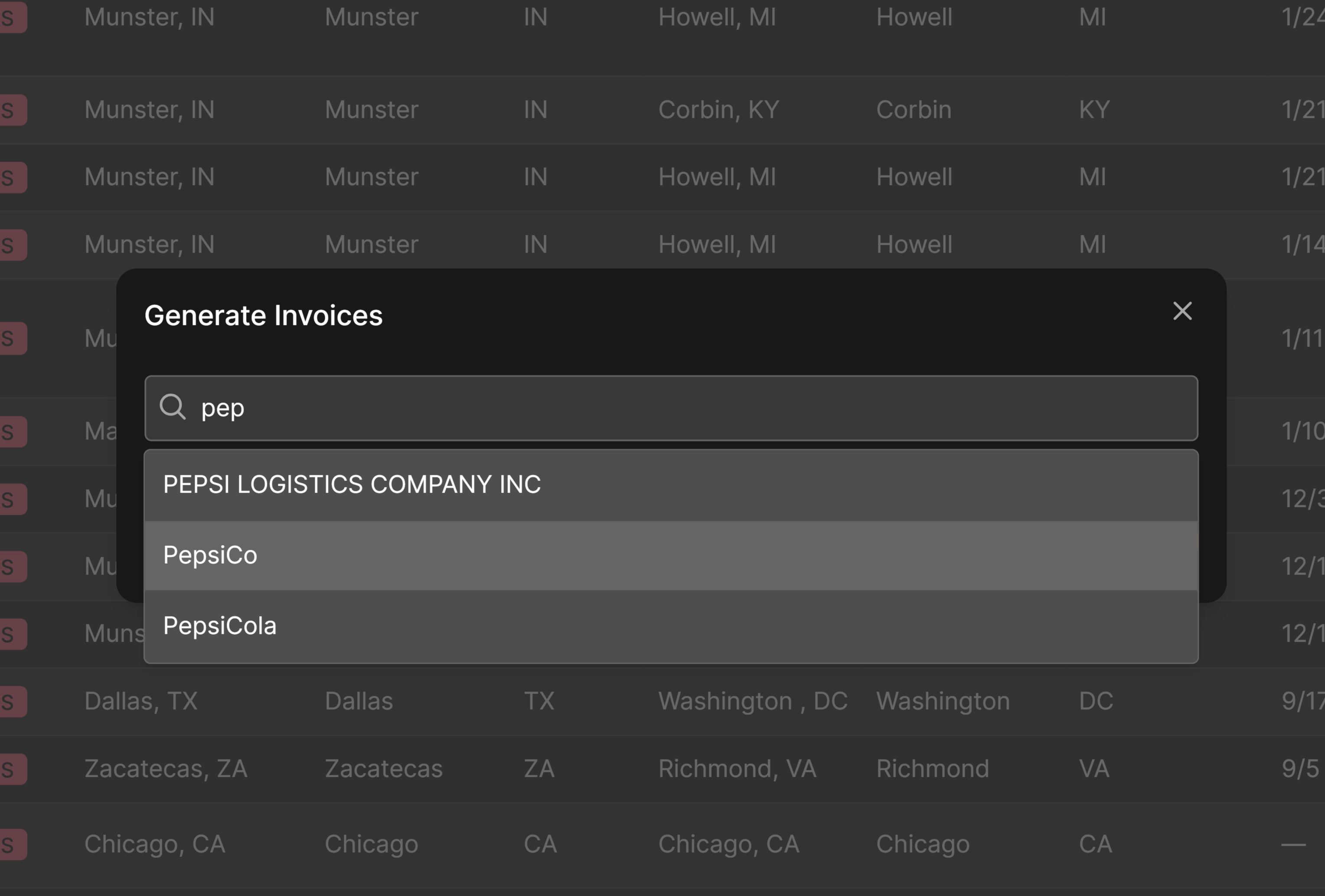 Generate Batch Invoices - Perfect Space Photo - High Resolution